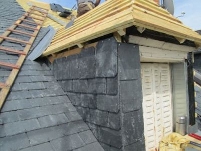 Réfection d’une toiture ardoise d’une maison individuelle BRIVE